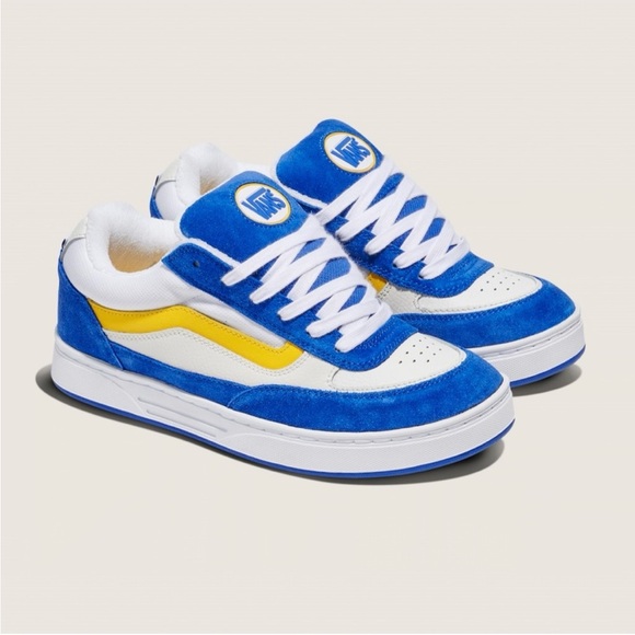 Vans Shoes - Vans Skate Estazzo Shoe Blue Yellow Women 9.0 US